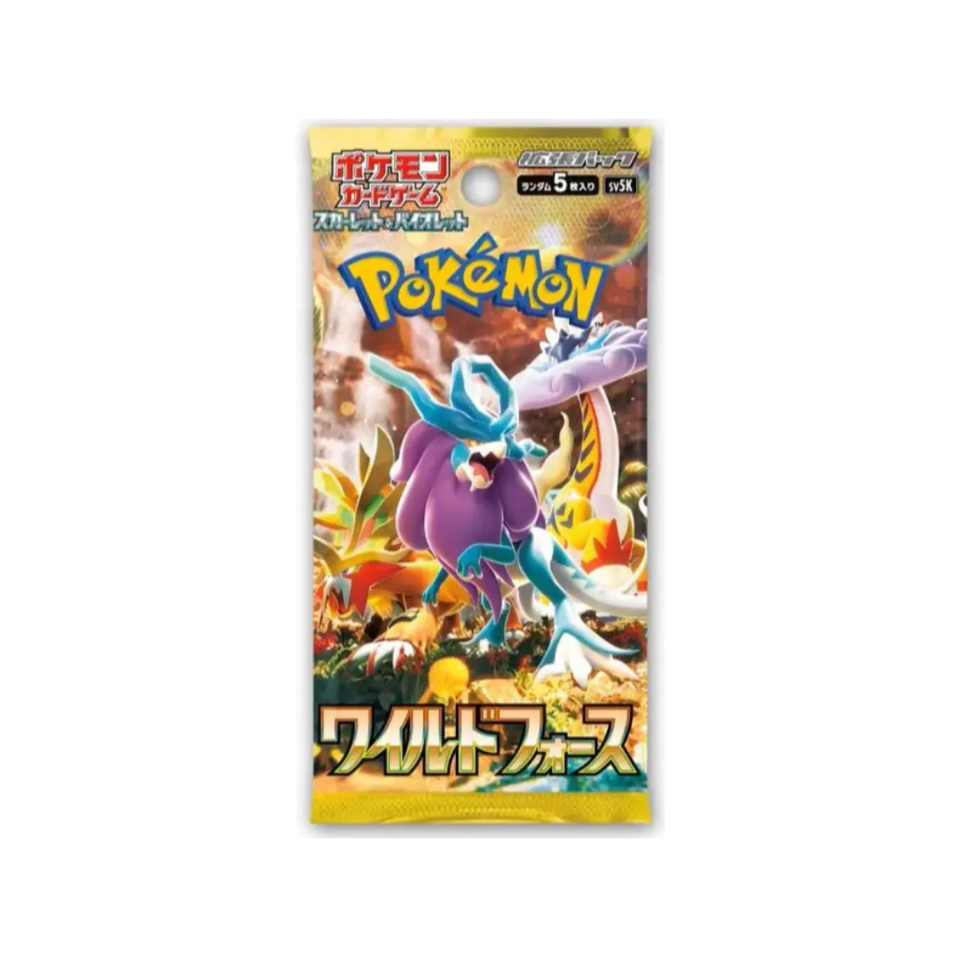 pokemon wild force booster pack (japanese) ווילד פורס בוסטר פאק יפני פוקימון